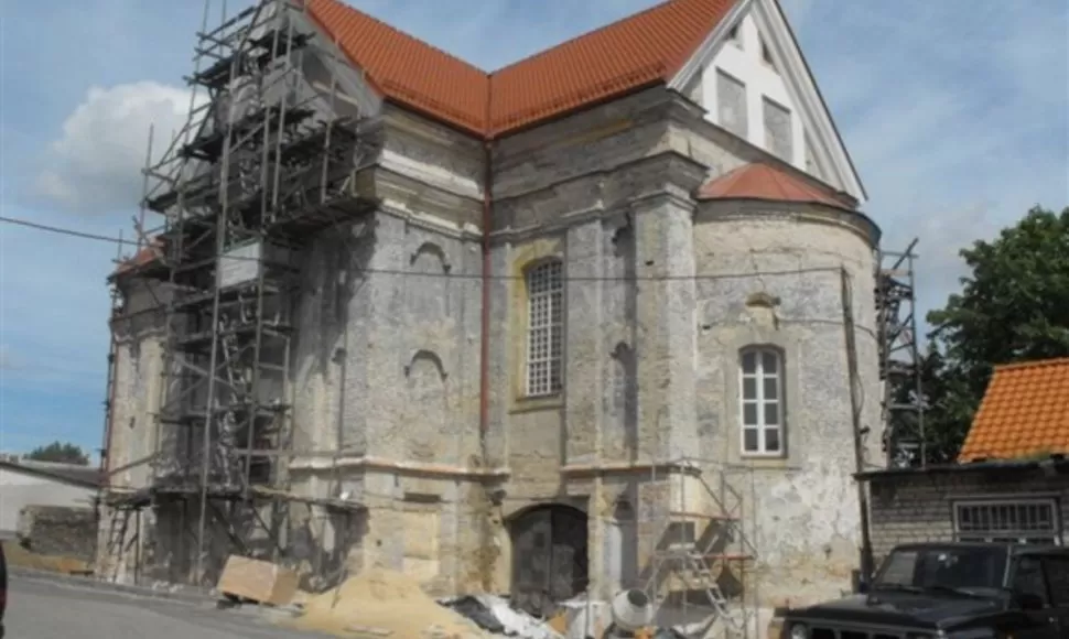 Restauruojami Vilniaus Šv. Stepono bažnyčios fasadai