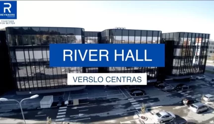 REYNAERS ALUMINIUM – Verslo centro „River Hall“ fasadų sprendimai