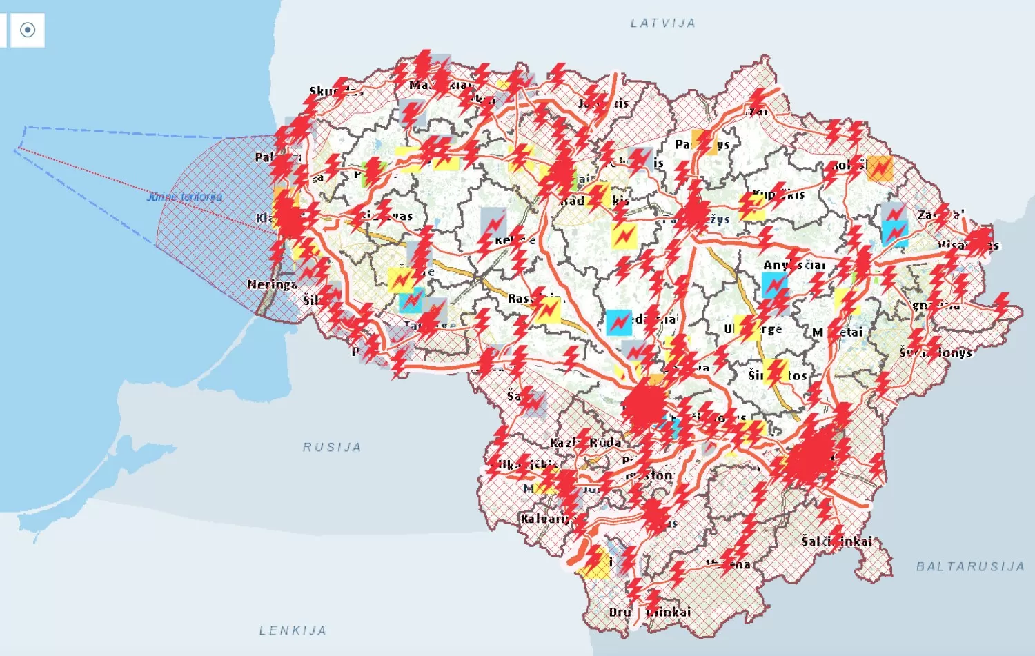 Atsinaujinančių energijos išteklių plėtros galimybių žemėlapis